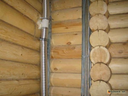 Electricitatea într-o casă din lemn - alimentarea cu energie electrică, instalarea cablajelor