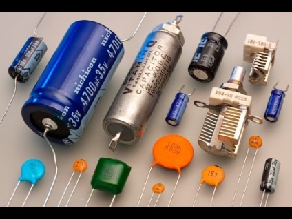 Elektrolit kondenzátorok audio erősítővel