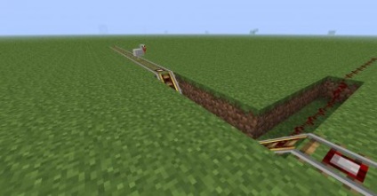 Construcția unei stații de cale ferată cu expediere automată a vagoanelor - minecraft rus