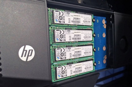 Hp z turbo unitate quad pro ssd