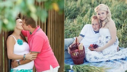 Idei pentru fotografierea gravidelor - în studio, acasă, într-un parc în natură