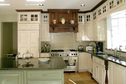 Interiorul bucătăriei în stil vintage (fotografie), armonie a vieții