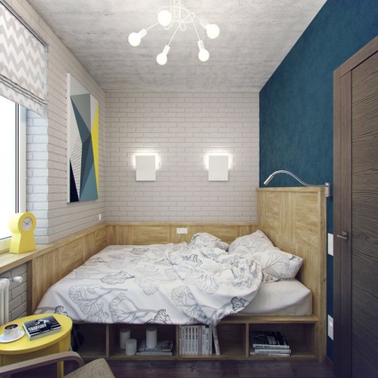 Interiorul unui apartament cu o camera-raspashki - design interior de fotografie