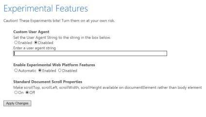 Trecerea la explorarea Internetului la modul live-edge