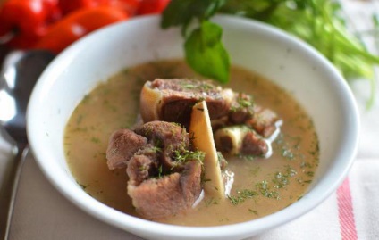 Cum să gătești supă din rețetele de carne de capră