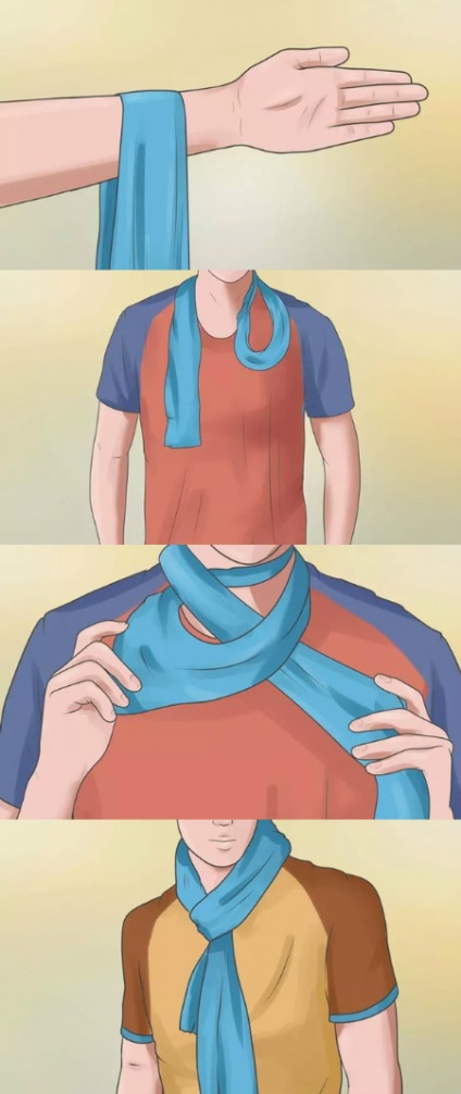Как да нося шал за мъже с палта, и не само