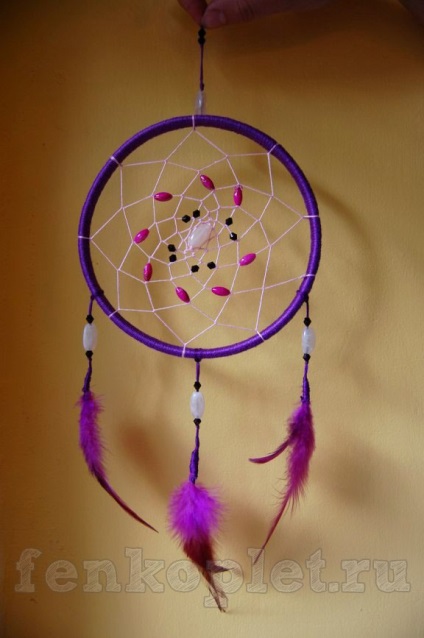 Hogyan készítsünk egy Dreamcatcher a kezüket