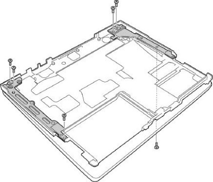 Hogyan kell összeállítani egy laptop Toshiba Portege A100 után alkatrészek cseréje - blogofolio újszerű Paulova