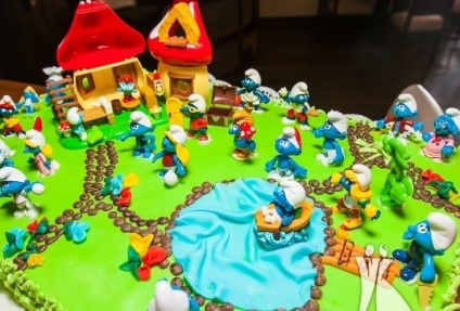 Cum de a organiza o zi de naștere în stilul de smurfs