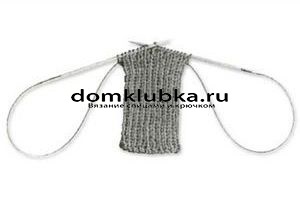 Cum de a lega un al doilea rând circular - circulară de tricotat pe ace de tricotat cu o linie de pescuit - de la elementele de bază la