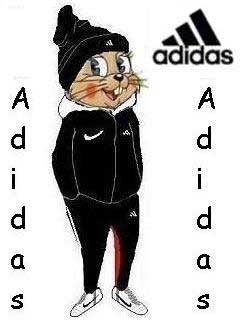 Imagini adidas de la bine, așteptați - lup și iepure în adidas