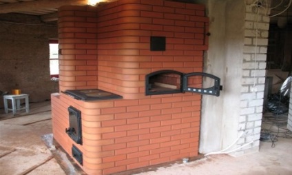 Brick cuptor pentru baie cu propriile mâini tehnologia de construcție (fotografie, video)