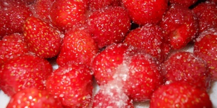 Căpșuni în suc propriu pentru iarnă - o rețetă pentru berii (gem) de fructe de padure cu zahăr