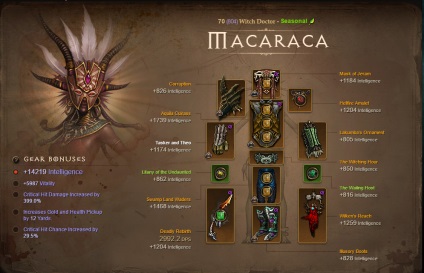 Sor származó kingdudman «halott eső» - Diablo III (Diablo) Warlock származó kingdudman «halotti eső» - Diablo III