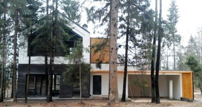 Cottage Village Radost lakókocsi neodacha XXI század - nyaraló falu a külvárosokban