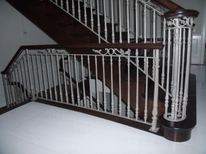 Garduri din fier forjat pentru sfaturi de scari si exemple de fotografii