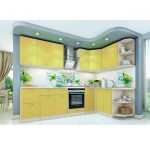 Lemon szín a belső konyha citrom, fotó tervezési ötletek, hogy keverednek más színek