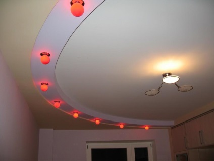 Csillárok mennyezetre Photo LED fényszóró a hálószobában, amelyek alkalmasak