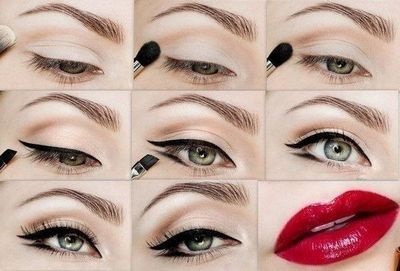 Fard de ochi cu pietre foto, make-up pentru ochi