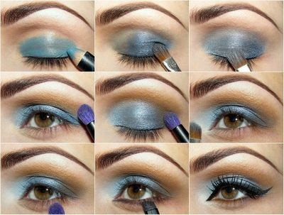 Fard de ochi cu pietre foto, make-up pentru ochi