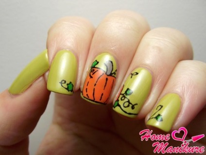 Manichiura de Halloween Nail Art în ajunul Zilei tuturor Sfinților