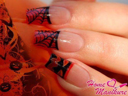 Manichiura de Halloween Nail Art în ajunul Zilei tuturor Sfinților