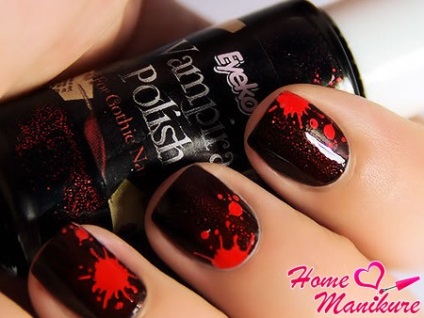 Manichiura de Halloween Nail Art în ajunul Zilei tuturor Sfinților