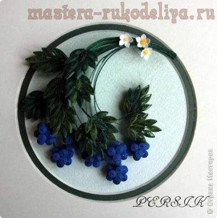 Mester osztályban Quilling bogyók