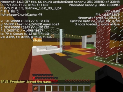 Mod fps plus pentru minecraft