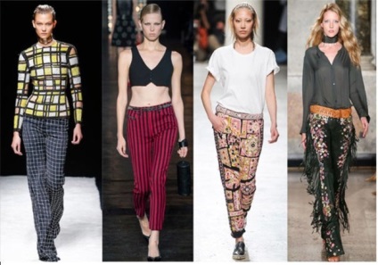 Pantaloni la modă 2017 fotografii ale tendințelor populare