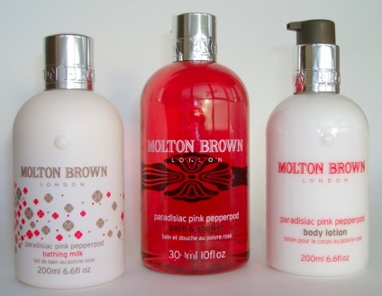 Molton brun paradisiac roz, piper albastru