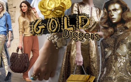 Suntem într-o febră! 4 reguli privind cum să purtați haine de aur în toamna anului 2013