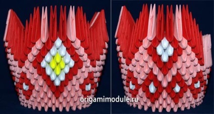 Peacock diagram origami