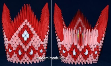 Peacock diagram origami