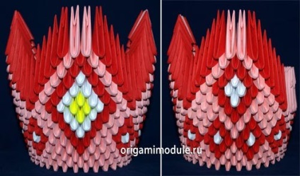 Peacock diagram origami