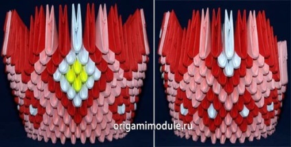 Peacock diagram origami