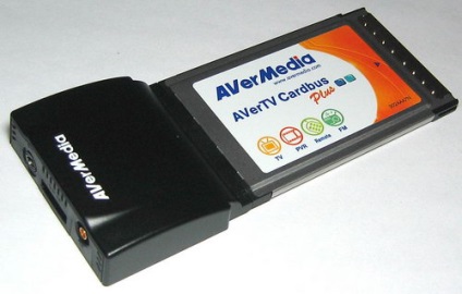 Pcmcia tuner TV avertv cardbus plus