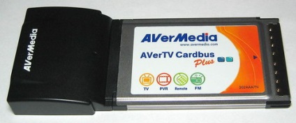 Pcmcia tuner TV avertv cardbus plus