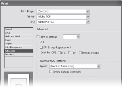 Imprimarea documentelor - adobe indesign cs3