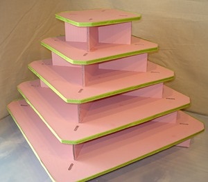 Piramida pentru cupcakes - master-class - artizanale realizate manual