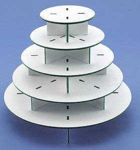 Piramida pentru cupcakes - master-class - artizanale realizate manual