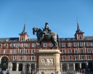 Plaza Mayor Madrid, a történelem folyamán, leírás, fotó