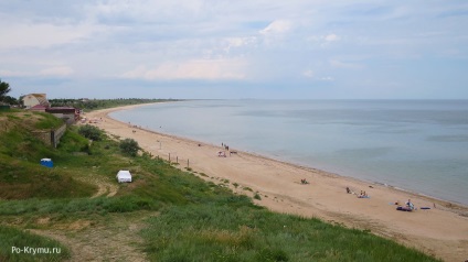 Kamenskoye beach, Krím - térkép, fénykép, leírás