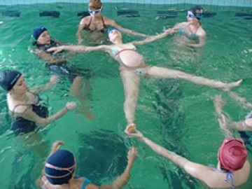 Oktatók képzése a vízi aerobic -, képzés