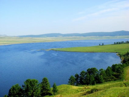 În Siberia - lacul este aburi - aer curat și odihnă excelentă