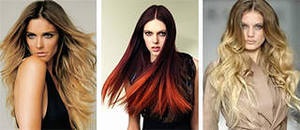 Radical de păr colorare (până la 5 cm), o rețea de studiouri de frumusete - nailsprofi