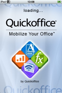 Quickoffice mobile suite de birou (word, excel, e-mail - wifi) pentru iphone, ipod touch get maxime