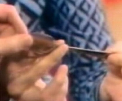 Un truc faimos cu o lingură de telepathist Uri Geller