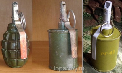 Grenade de mână rgd-33 și rg-42 fotografii, cele mai bune armate ale lumii strategia de război Rusia armelor de victorie