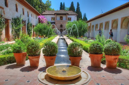 Generalife kertek Granada, Spanyolország (30 fotó)